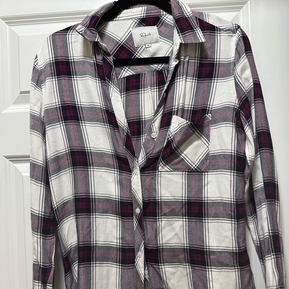 Rails Hunter Plaid Button-Up Shirt